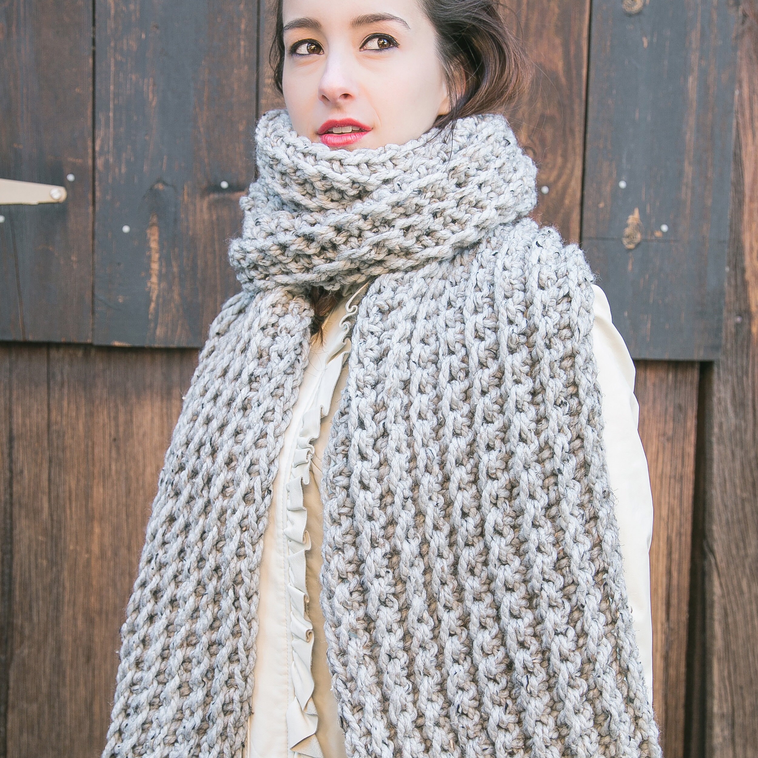 Large wool scarf new arrivals