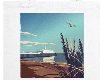 TOTE - Eastbourne Pier detailed print