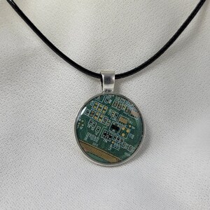Upcycled Circuit Board Pendant - STEM jewelry, Upcycled Jewelry, Real Circuit Board pendant, Funky Jewelry, Unique pendant, Geek Jewelry