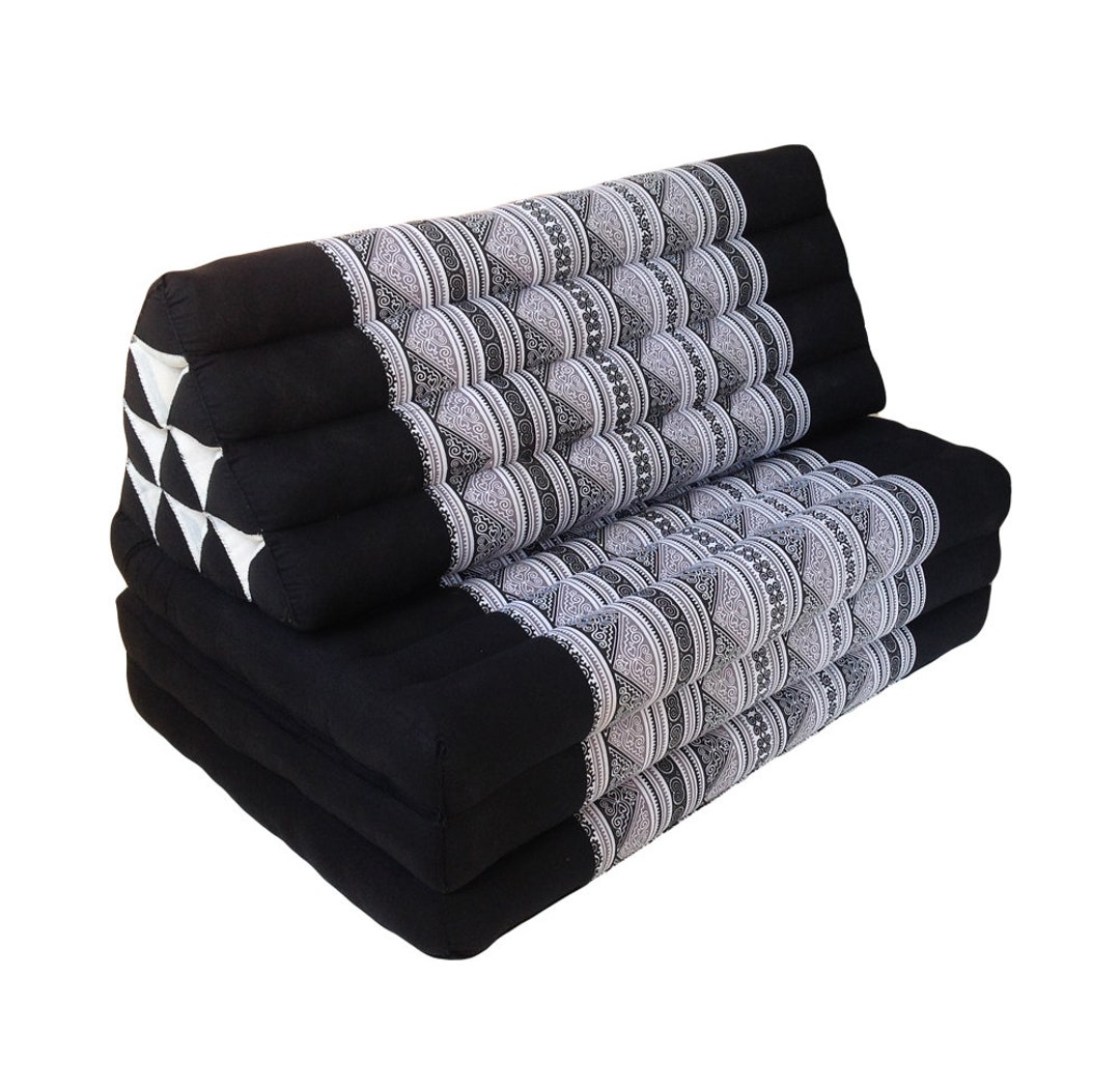 Thai Kapok Extra Wide 3fold Floor Cushion Mat With Triangle Etsy UK