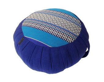 Thai Kapok Zafu Meditation Floor Cushion ~ Royal Blue