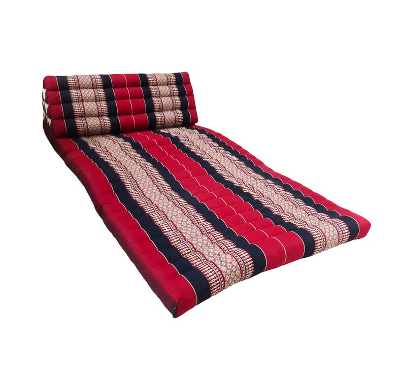 Thai Kapok Extra Wide 3fold Floor Cushion With Triangle Recliner