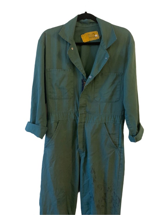 1960s Unisex Jumpsuit / Coveralls / Vintage workwe
