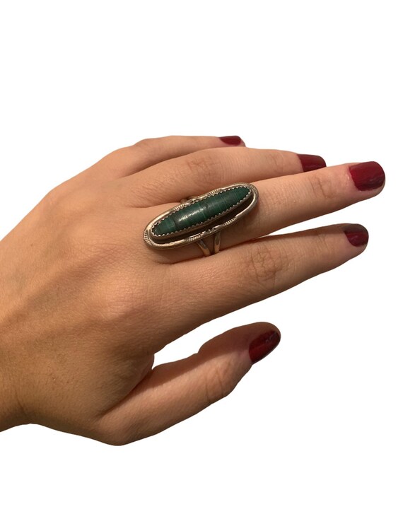 Vintage Malachite Ring Navajo