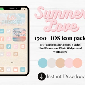 1500+ iOS 14 icons | iOS 15 | app icons | Beach wallpapers | iOS 14 aesthetic | iphone wallpaper