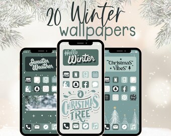 20 vinterbakgrundsbilder för telefonen, vinterbakgrunder, iOS 15, iOS 16, julbakgrunder