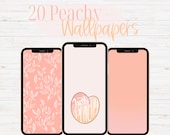 20 Peach phone wallpapers, Peach iOS 14 Aesthetic, Just Peachy iphone wallpapers