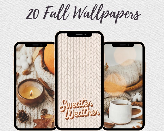20 Fall Phone Wallpapers, Autumn aesthetic, iOS 15, iOS 16, Sweater Weather Aesthetic Wallpaper