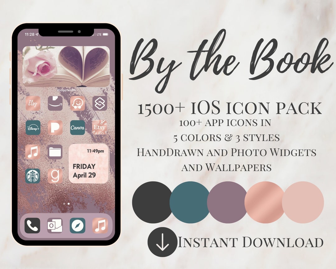 1500+ Ios 14 Icons | Ios 15 | Rose Gold App Icons | Ios 14 Aesthetic ...
