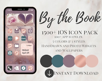 1500+ iOS 14 icons | iOS 15 | rose gold app icons | iOS 14 aesthetic | iphone icons