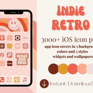 3000+ app icons, Retro iOS 14 icons, Retro iPhone wallpaper, iOS 15, iOS 16