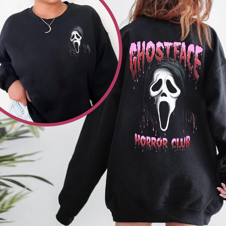 Scream Ghostface Horror Club Shirt Ghostface Shirt Halloween - Etsy