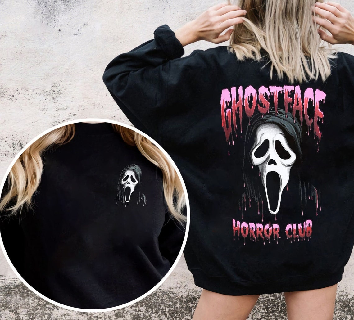 Scream Ghostface Horror Club Shirt Ghostface Shirt Halloween - Etsy