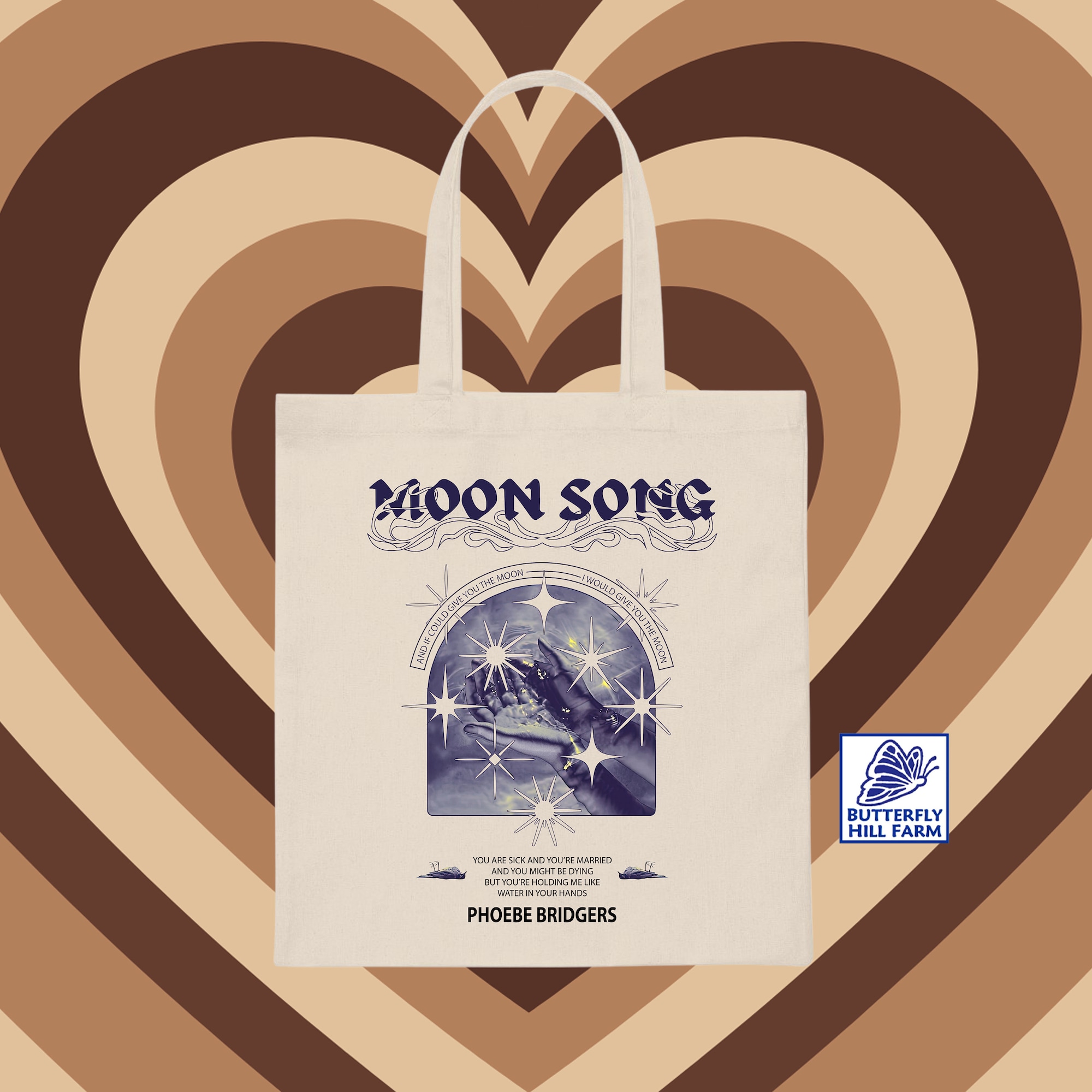 Discover Moon Song Phoebe Bridgers Tote Bag, Phoebe Bridgers Tote Bag, Phoebe Bridgers Tour 2022, Phoebe Bridgers Merch, Fan Gift