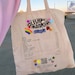 Olivia Rodrigo Sour Tote Bag, Olivia Rodrigo Tote Bag, Sour Album Receipt Tote Bag, Aesthetic Tote Bag, Trendy Bag, Olivia Rodrigo Merch