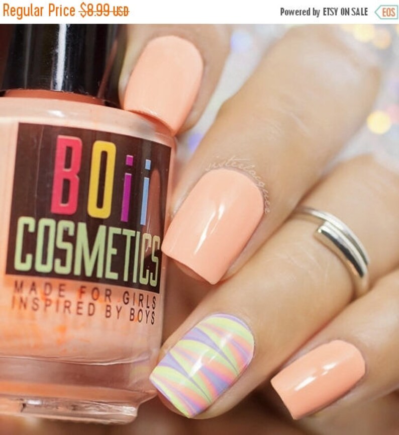 On Sale Orange Nail Polish Pastel Nail Polish Eat What I Etsy On Sale Orange Nail Polish Pastel Nail Polish Eat What I Etsy