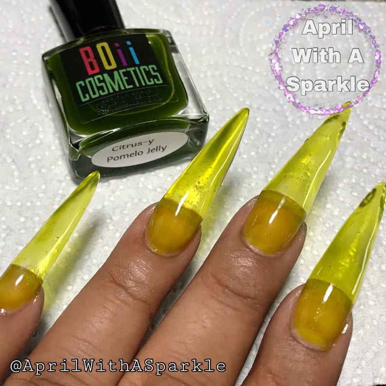 Jelly Nails Jelly nail polish Citrusy Pomelo Jelly Etsy