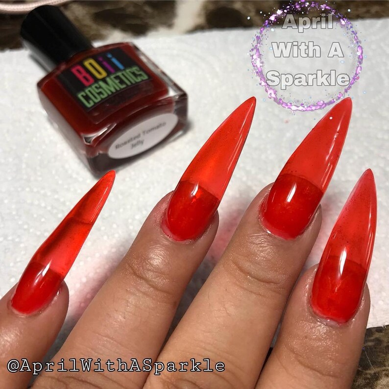 Jelly Nails, Jelly nail polish , Roasted Tomato Jelly
