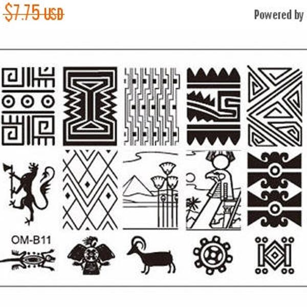 On Sale nail stamping plate omb11  Nail Art