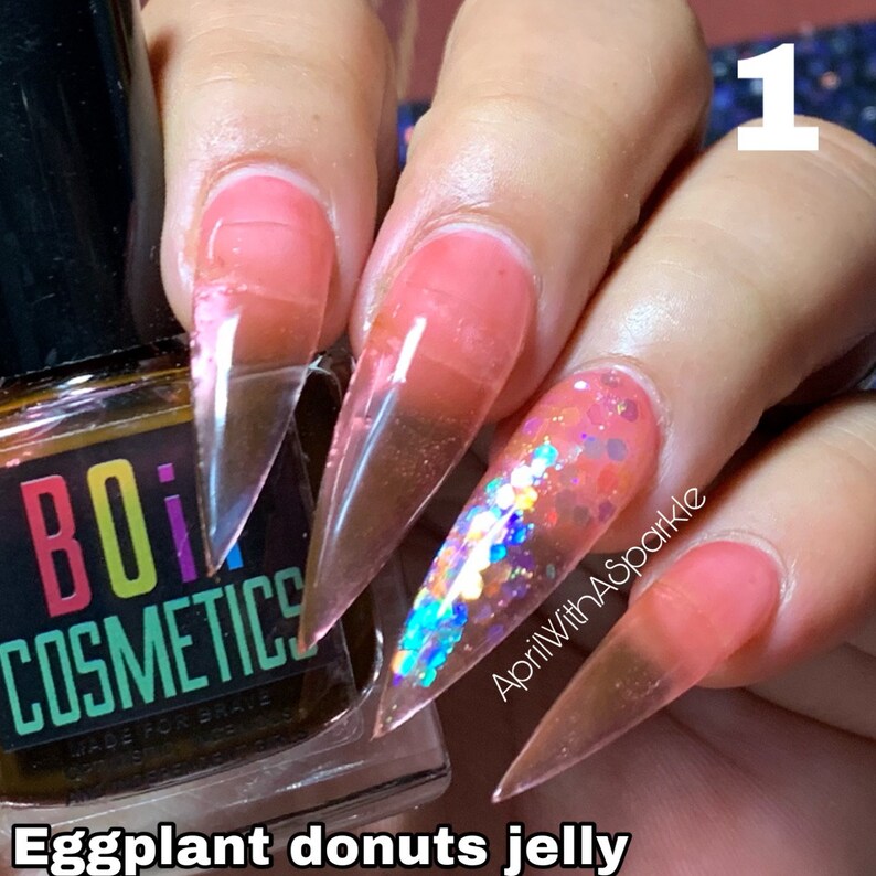 Jelly Nails Jelly nail polish Eggplant Donuts Jelly Etsy
