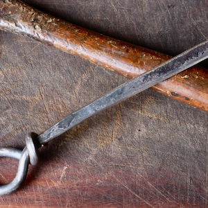 Personalized Letter Opener Hand Forged Blacksmith Loop Handle
