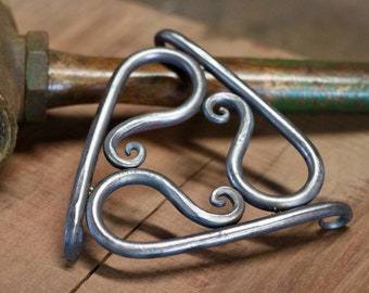 Hand Forged Trivet Blacksmith Pot Holder