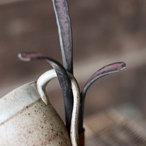 Hand Forged Metal Coffee Cup Holder Kitchen Coffee Mug Tree Countertop Tea Cups Holder Stand Blacksmith Kitchenware Decor image 5