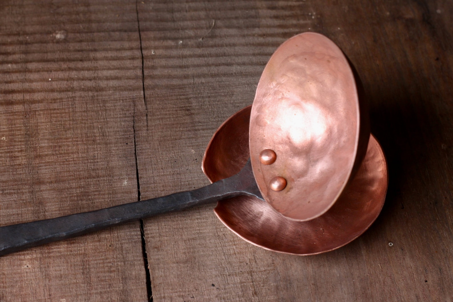 Copper Spoon Rest Blacksmith Hand Kitchen Stove Spoon Etsy