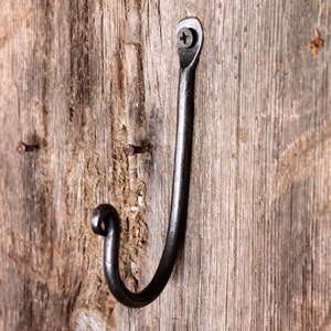 Traditional Wall Hook Blacksmith Handmade