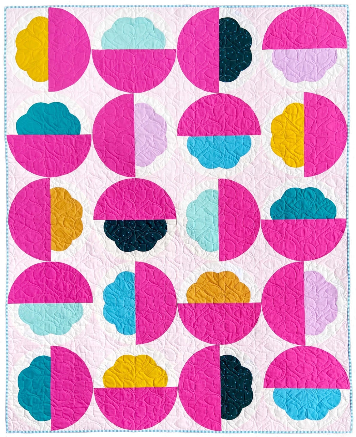 PDF Blossom & Bloom Quilt Pattern by Megan Collins Modern image 1