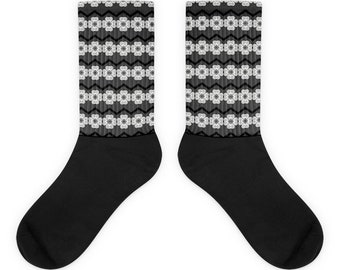 Four Clover Grey Socks