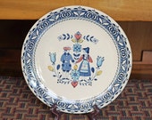 10 quot Dinner Plate Hearts and Flowers Johnson Brothers Eight (8) Available England Old Granite Staffordshire Ironstone