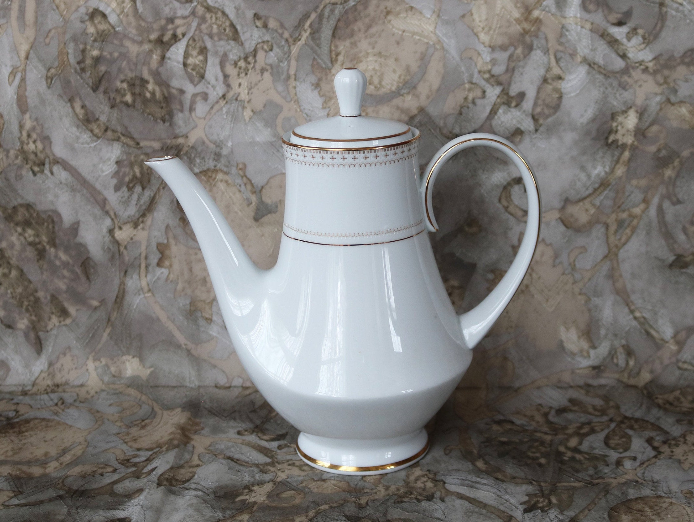Noritake Coffee Pot & Lid Barrington Pattern 6 Etsy