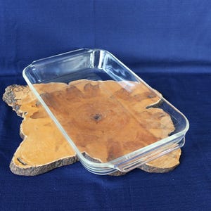 2 Qt. ~ Anchor Hocking ~ Fire King ~ 431 ~ Rectangular Baking Pan ~ Baking Dish ~ Cake ~ Casserole ~ Roast ~ Clear Glass ~ Made in USA