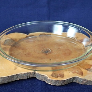 Antique Pyrex Clear Glass Pie Plate: 1915-1919, Old Mark