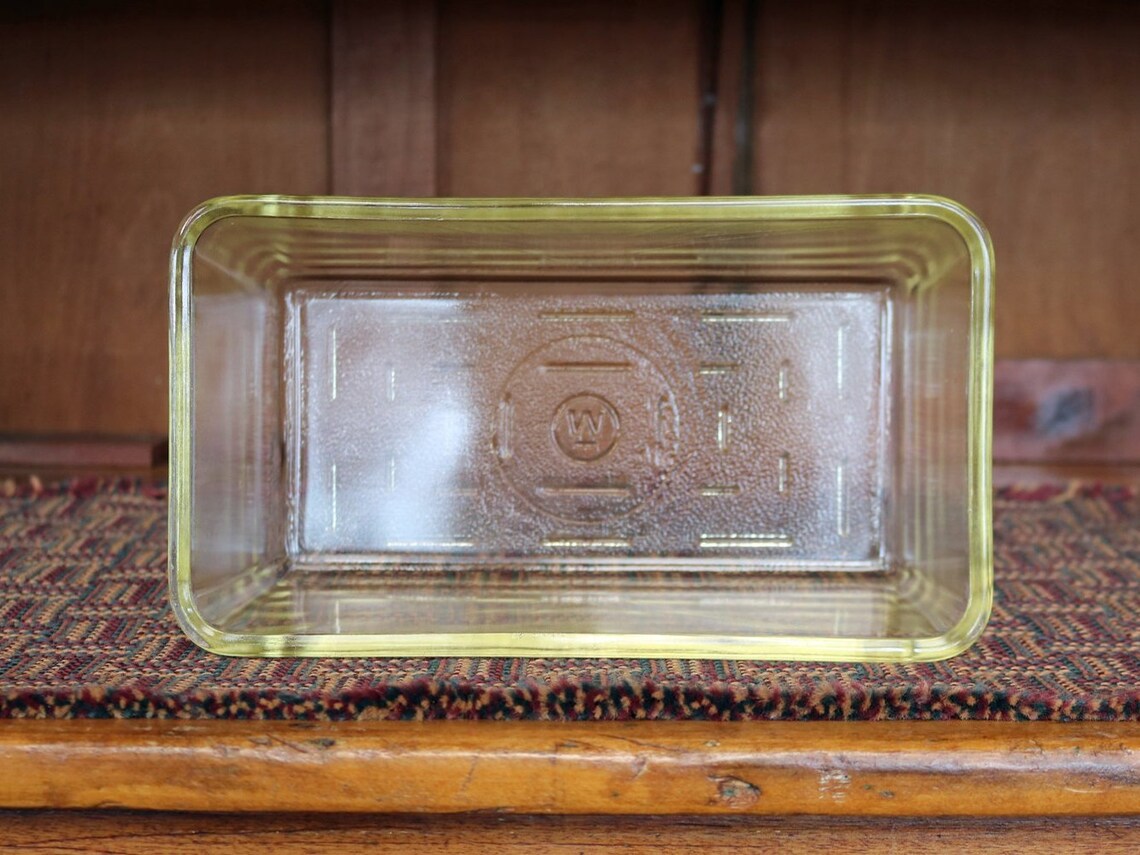 Westinghouse Clear Glass Loaf/Bread Pan with Domed Lid Etsy