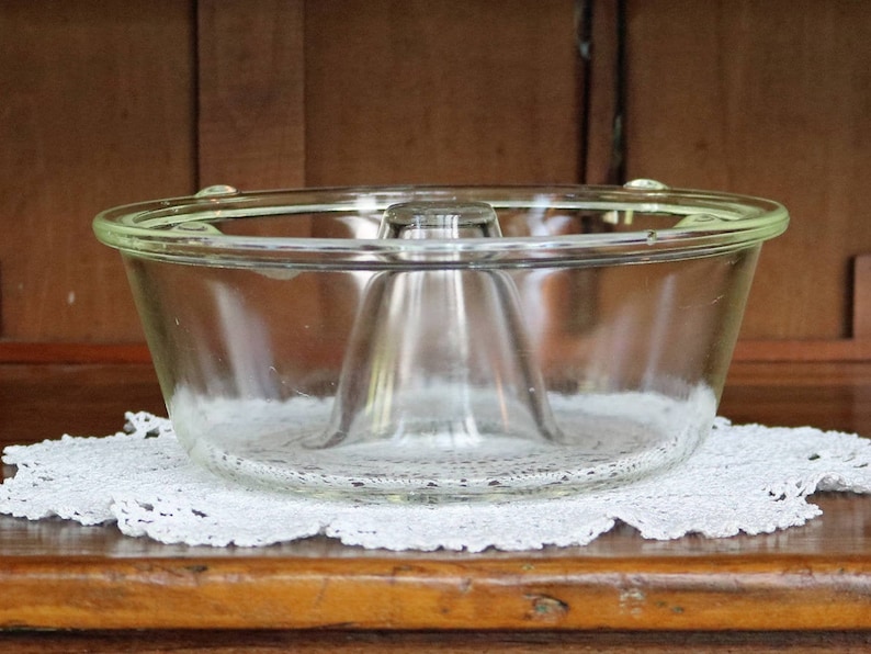 Glasbake Angel Food Cake Pan Bundt Pan Tube Pan Jello Etsy