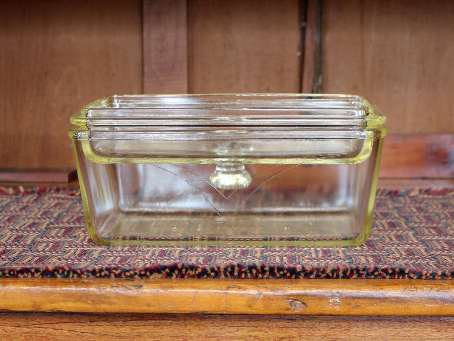 Westinghouse Clear Glass Loaf/Bread Pan with Domed Lid Etsy