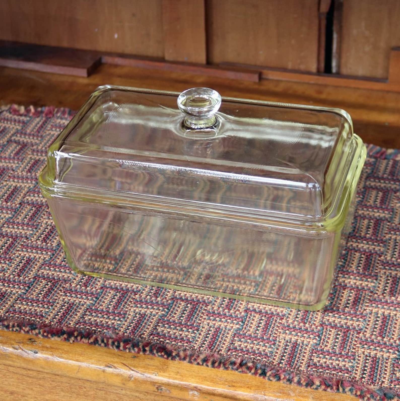 Westinghouse Clear Glass Loaf/Bread Pan with Domed Lid Etsy