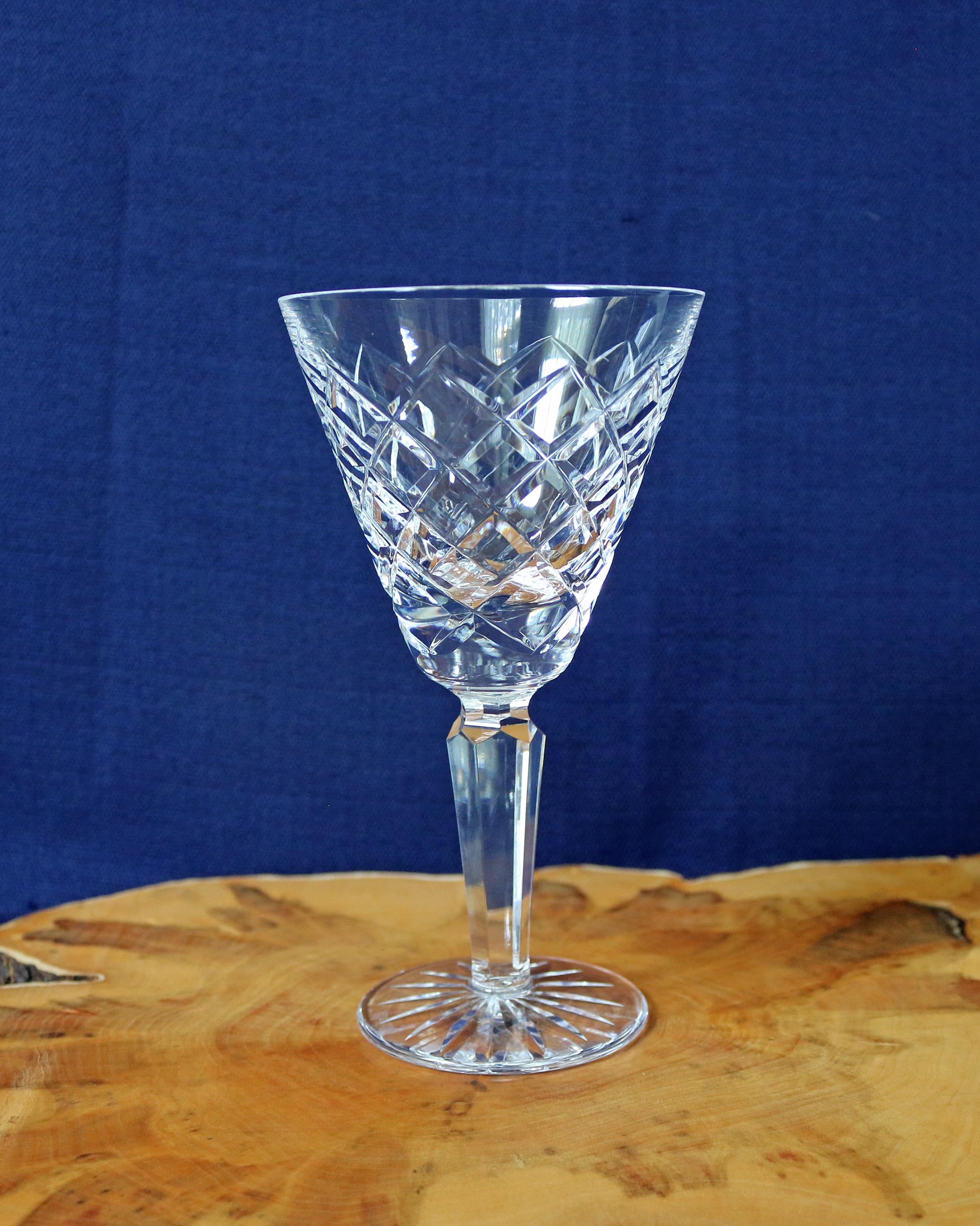 Tyrone Crystal Wine Glass - Etsy