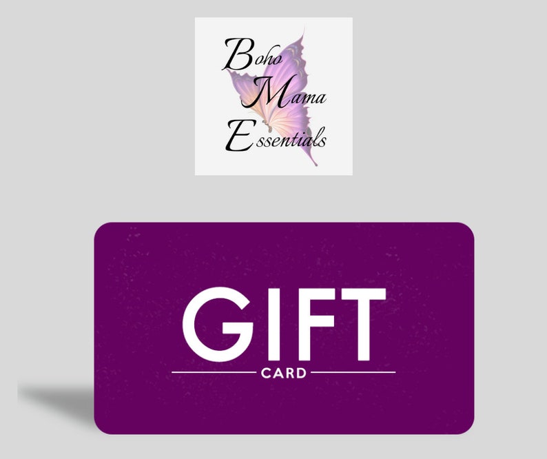 50 Dollar Gift Card for Boho Mama Essentials