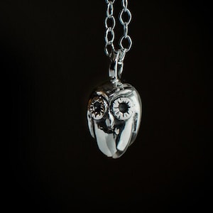 Baby Owl silver necklace