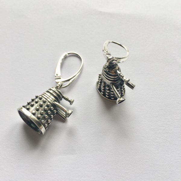 The Doctor inspired Dalek earrings