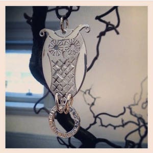 Twin Peaks Owl Necklace