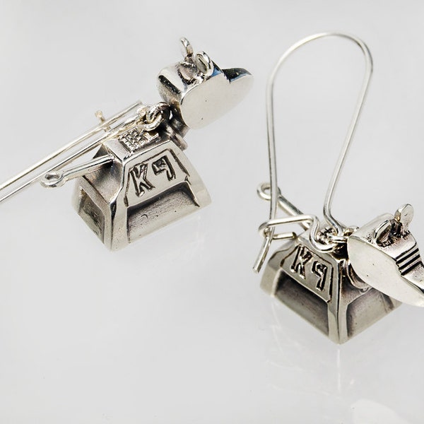 The Doctor K9 Earrings