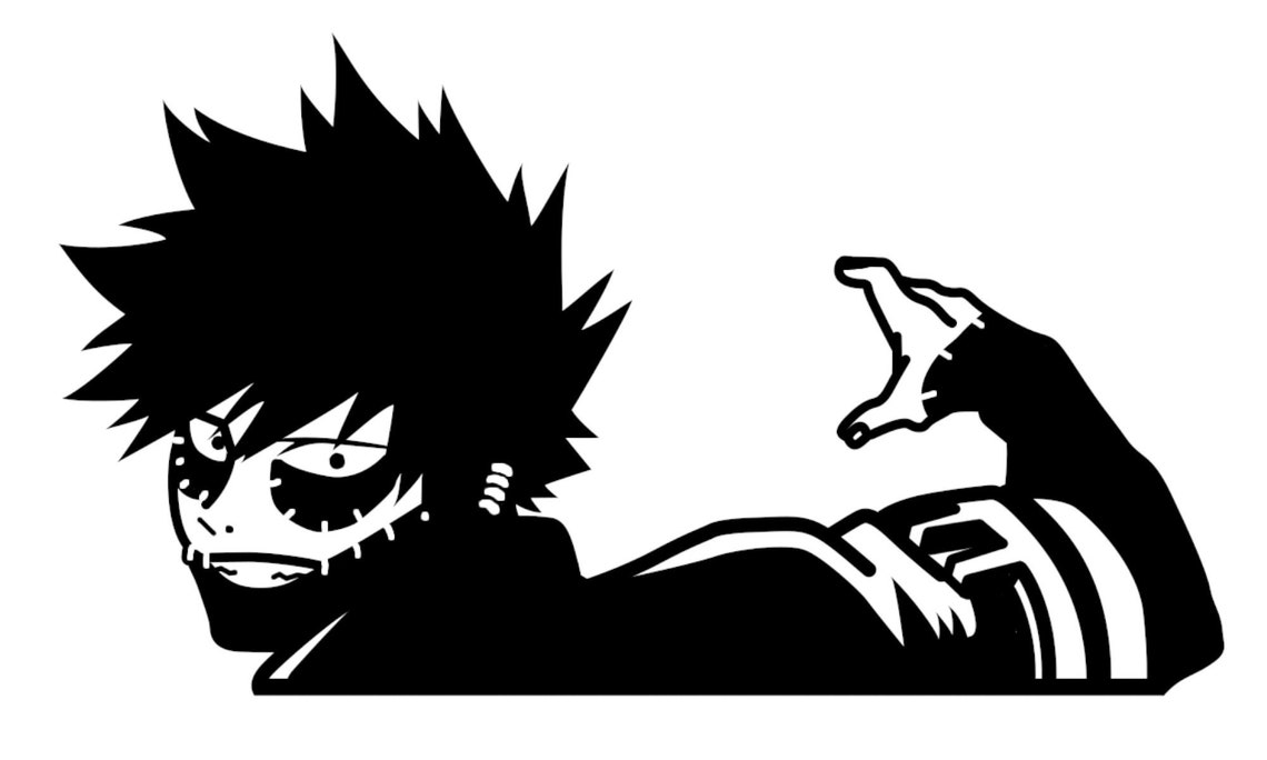 Dabi My Hero Academia Vinyl Decal Etsy