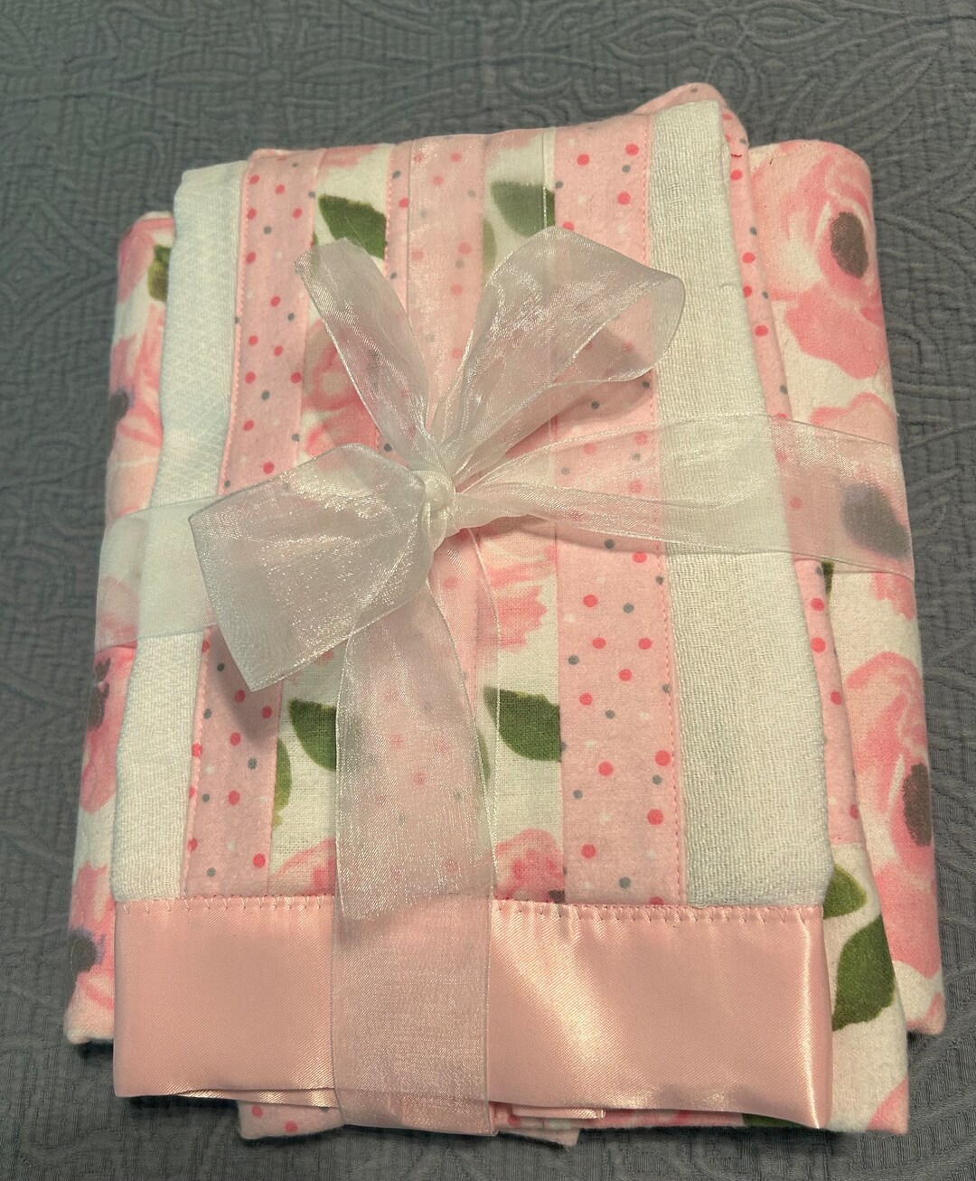 Ninnaoh - Baby Girls Floral Blanket main image 1