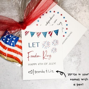 4th Of July LDS Pastering Gift Idea, Primary Gift Idea, Relief Society Handout, Relief Society Gift Idea, Printable Tag