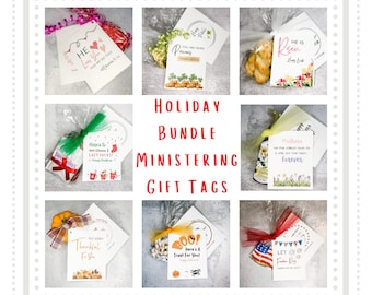 Holiday Ministering Gift Tags Bundle (Digital Download)