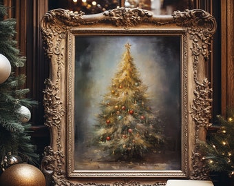 Kerstboom Kerstmuurkunst Decor Posterafdruk